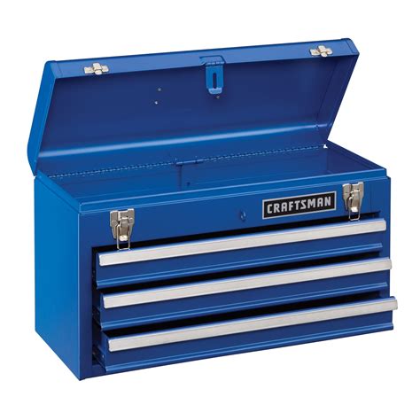 blue metal tool box|blue craftsman tool box.